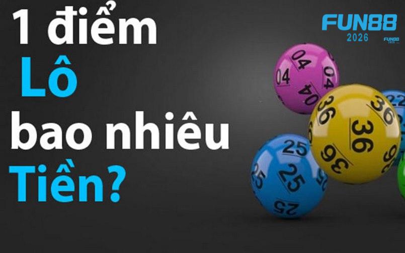 1 điểm lô ăn bao nhiêu tiền nếu như cược trúng