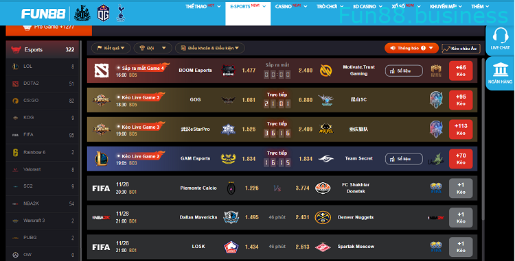 trò chơi cá cược đế chế