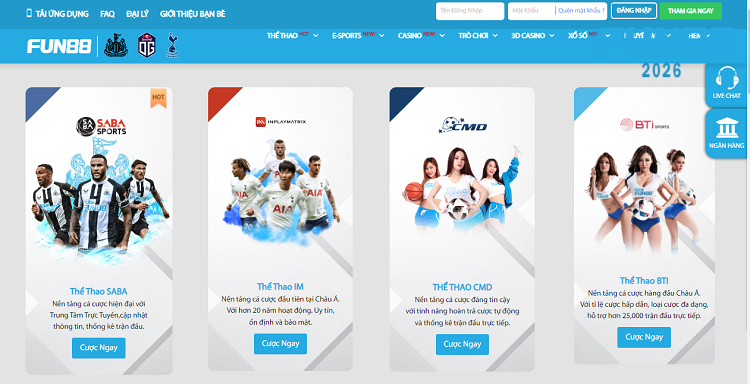 Cá độ bóng đá Fun88