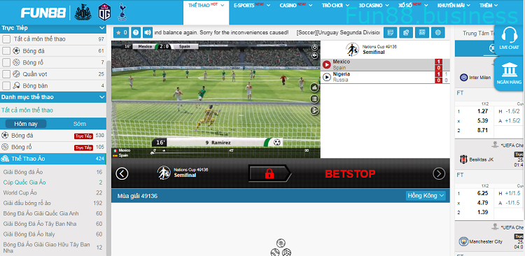 Cá độ thể thao ảo