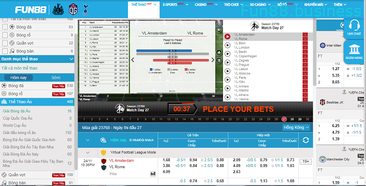 Cá độ thể thao ảo